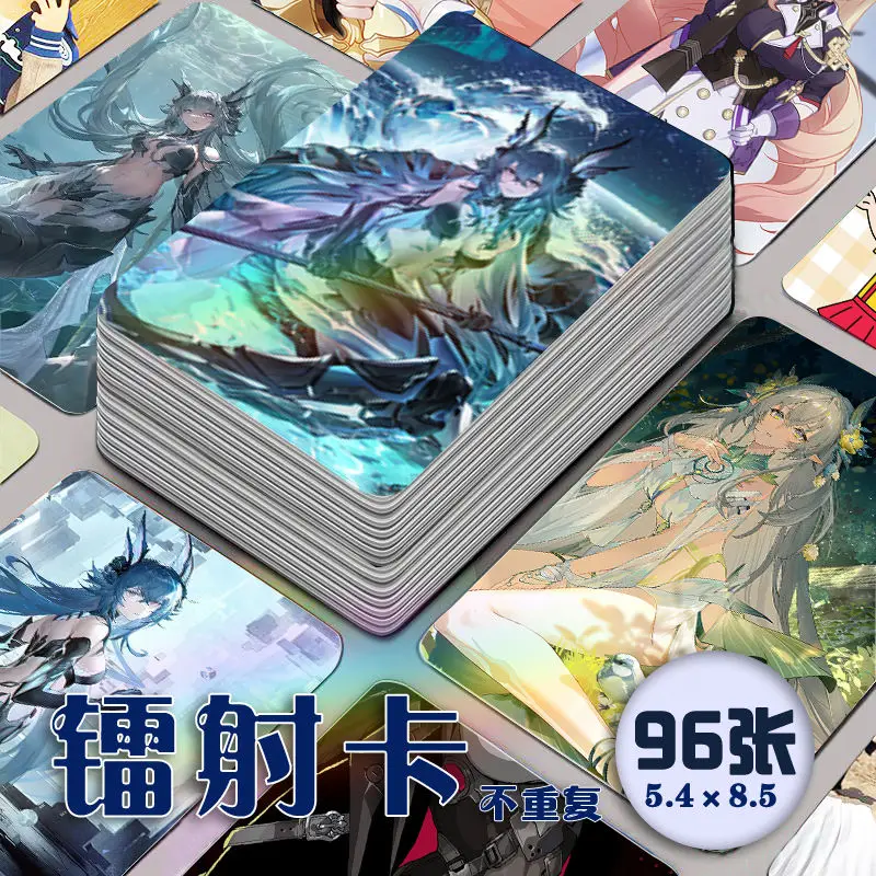 96 шт. СЕРЫЙ РАВЕН: PUNISHING Аниме Лазерная карта Ламия Косплей Закругленные углы