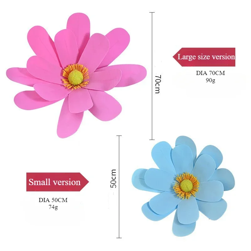 70 см Искусственный цветок из пены свадебное украшение реквизит для фотосъемки