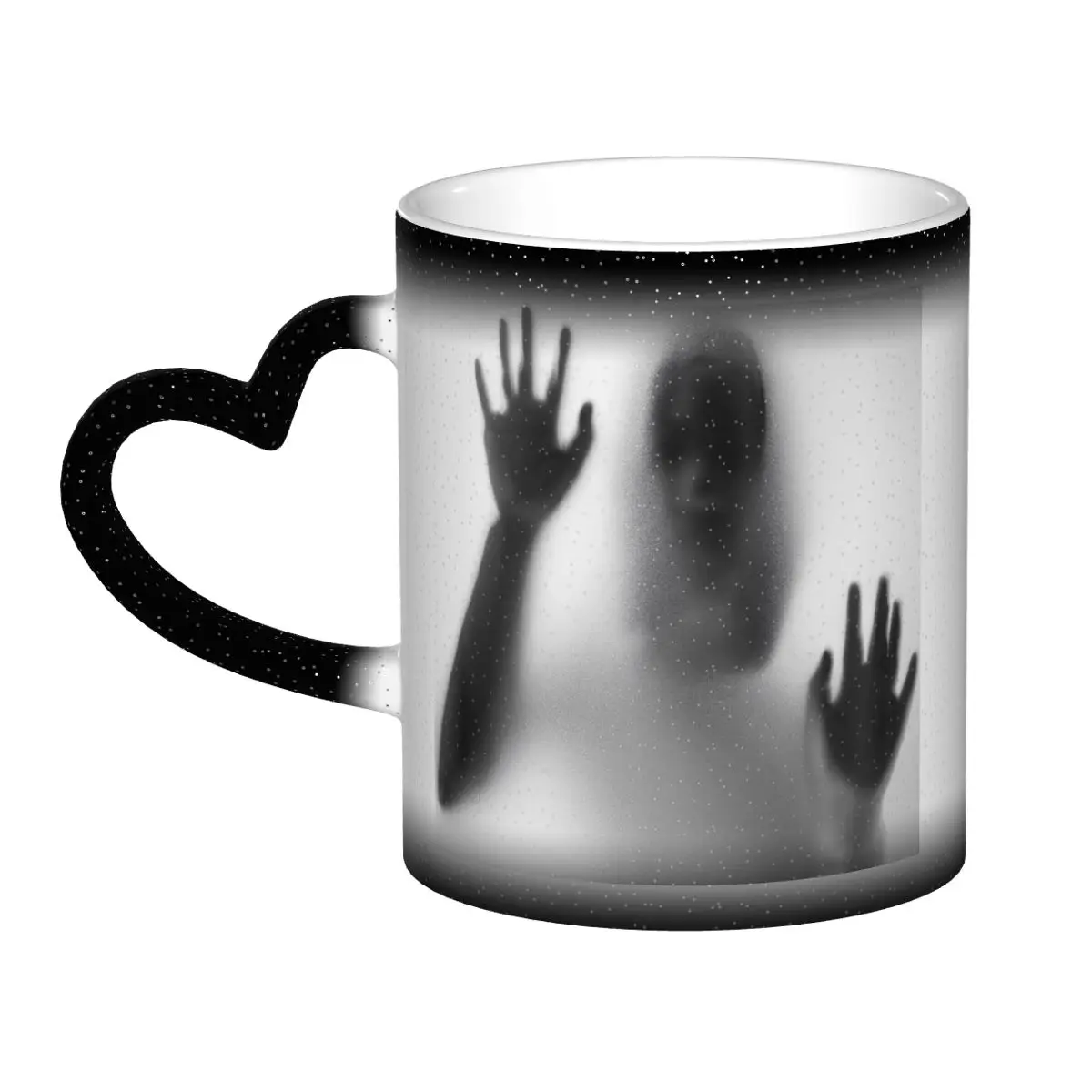 

Creative Color Changing Mug Heat Sensitive mug Ceramic Coffee Tea Breakfast Cup Cute Mug Friends Gift
