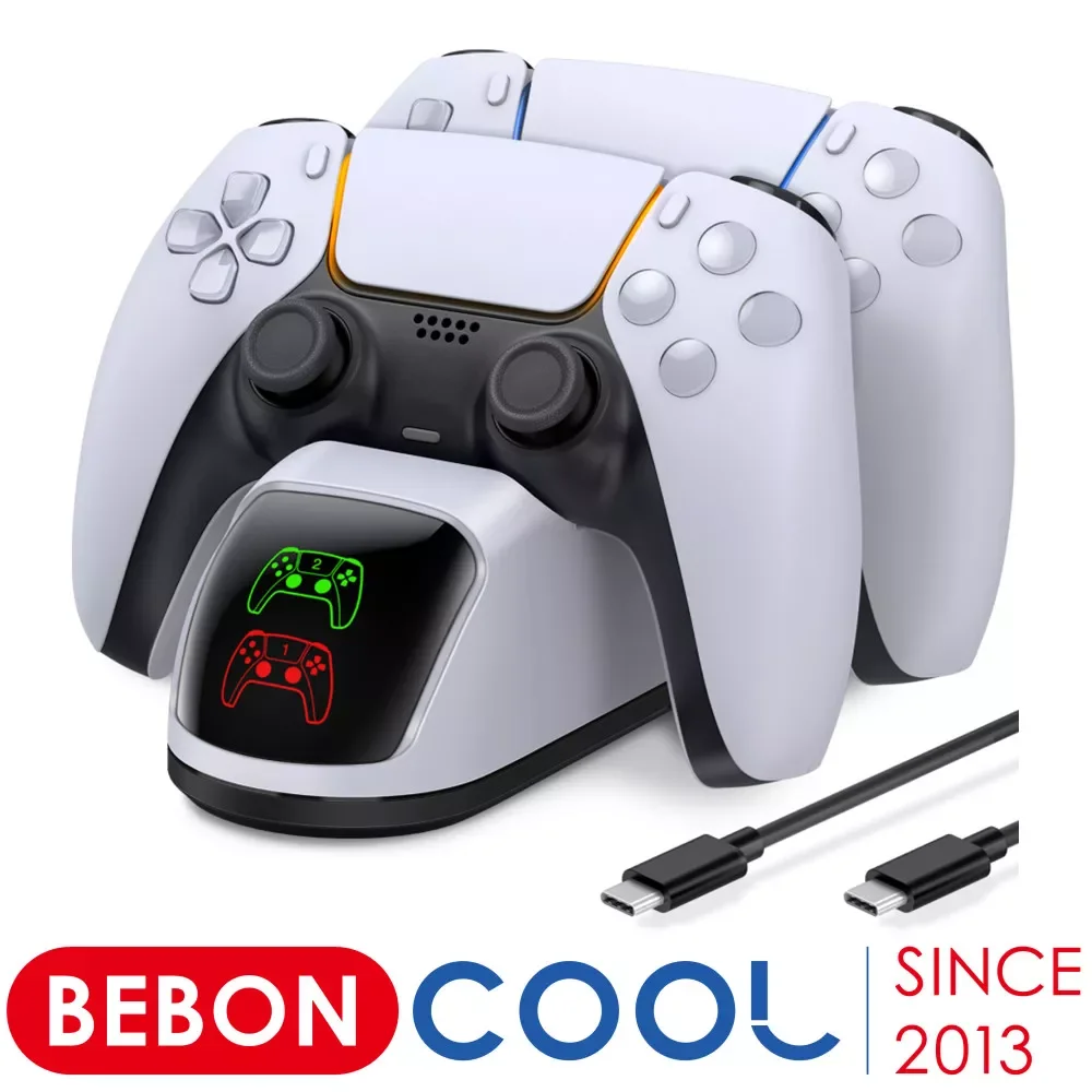 

Dual Fast Charger For PS5 Wireless Controller Type-C Charging Dock Station Joystick For PS5 Accessories