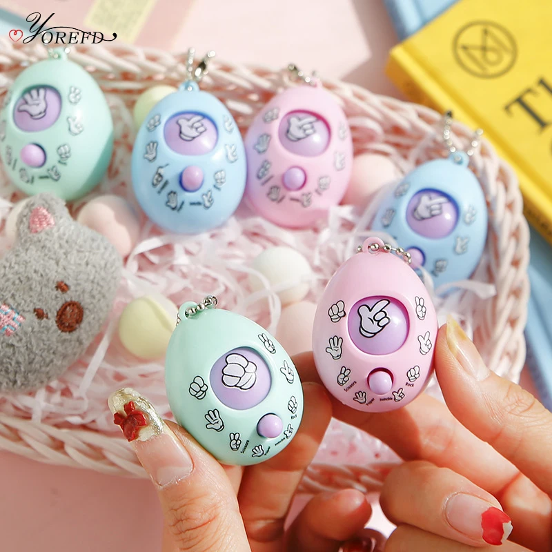 

5-10Pcs Rock-Paper-Scissors Key Chain Pendant Toys Kids Birthday Baby Shower Party Favor Christmas Wedding Gifts Guests Reward