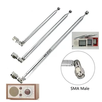 telescopic antenna 95mm132mm140mm164mm205mm sma male connector for fm radio remote control aerial