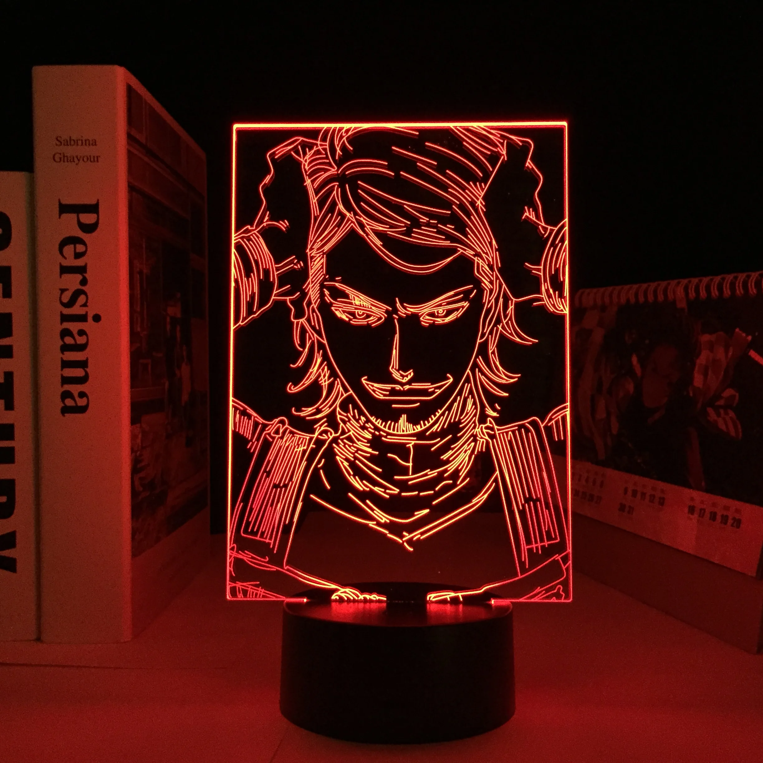 

Jean Attack on Titan Manga AOT Night Light Bedroom 3D LED Lamp Anime Figure for Home Decorative Nightlight Birthday Gift