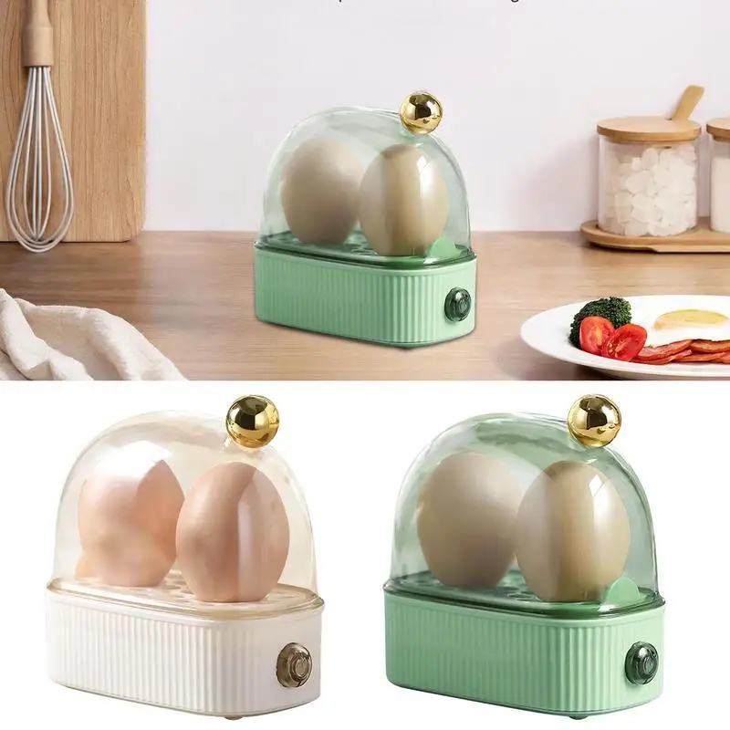 

Egg Cooker Hard Boiled Egg Steamer Electric Maker Safe Using Kitchen Gadgets Fast Heating Detachable Egg Boiler With Timer Off