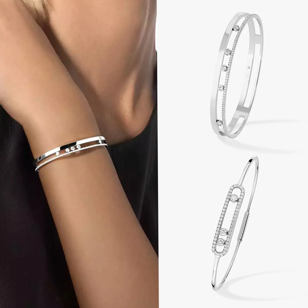 Браслет из серебра S925 пробы французская бижутерия роскошный бренд мессики