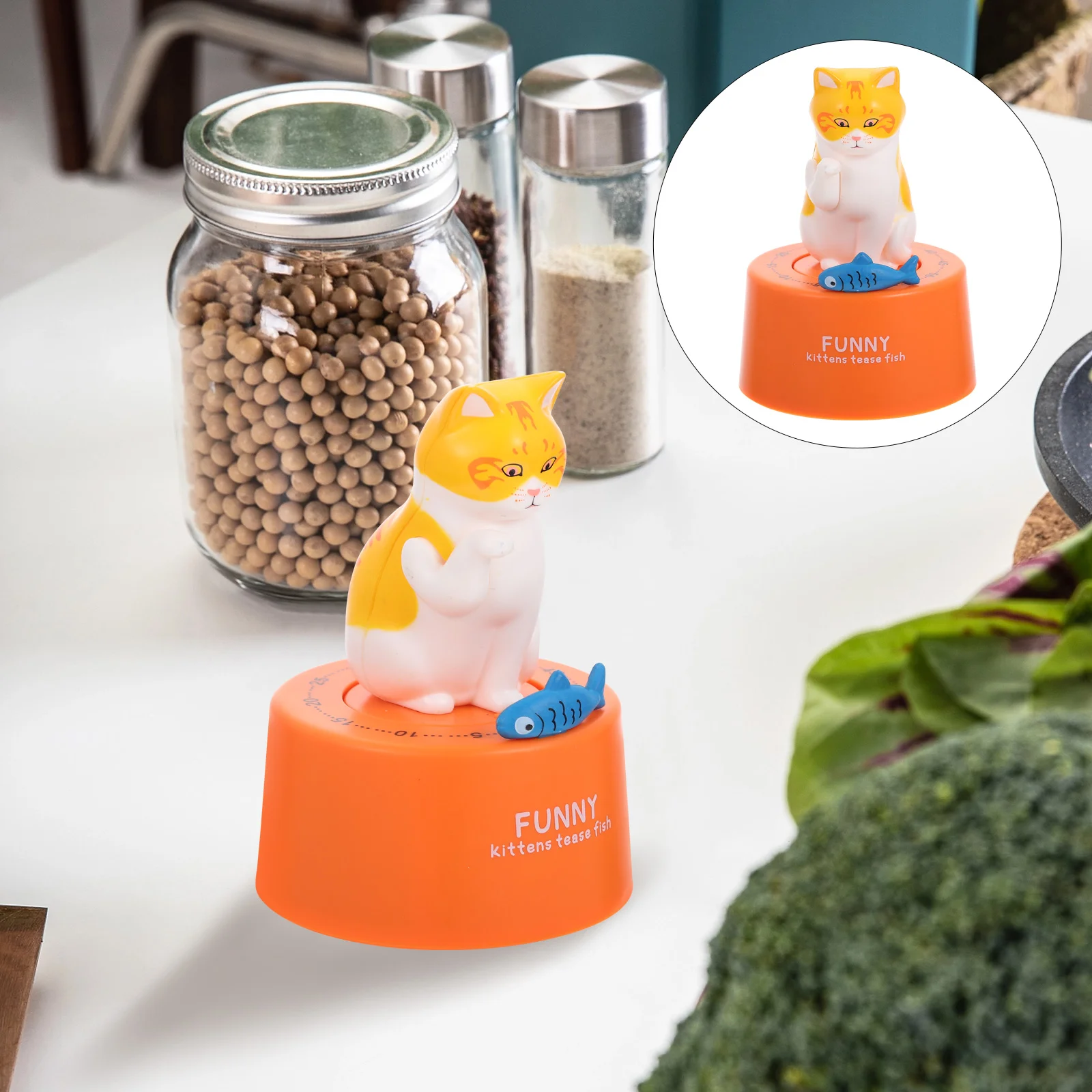 

Timer Kitchen Cooking Clock Countdown Mechanical Baking Reminder Alarm Egg Timers Windcute Time Cat Digital Kids Classroom