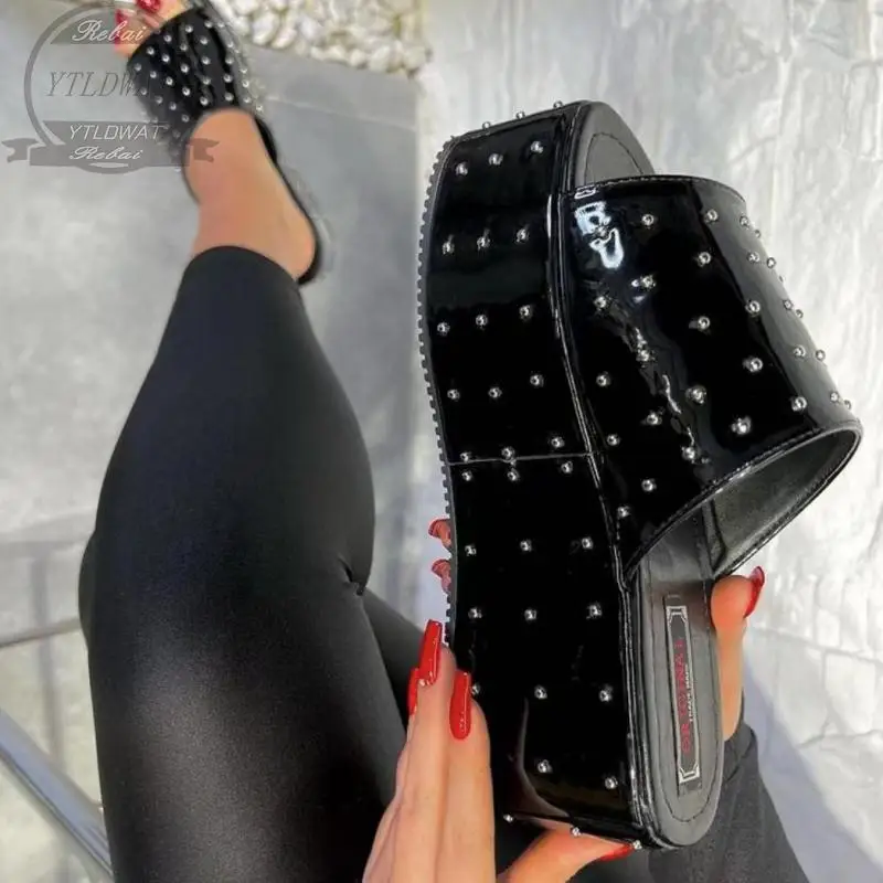 YTLDWATThick Platform Women Slippers Sport Sandals Summer Wedges  Shoes Walking Cozy Female Slides Fad Slingback Flip Flops