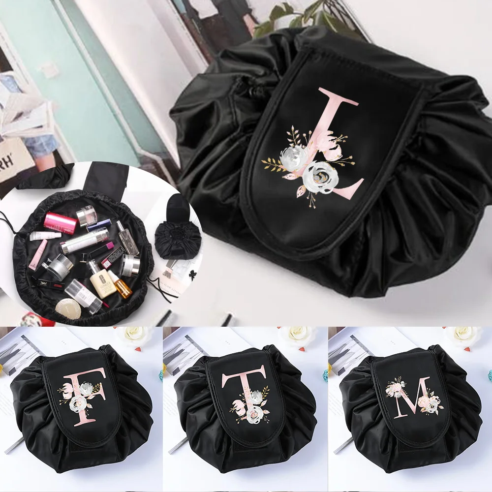 

Portable Lazy Storage Cosmetic Bag Girl Drawstring Waterproof Magic Makeup Pouch Large Capacity Travel Toiletry Beauty Bag