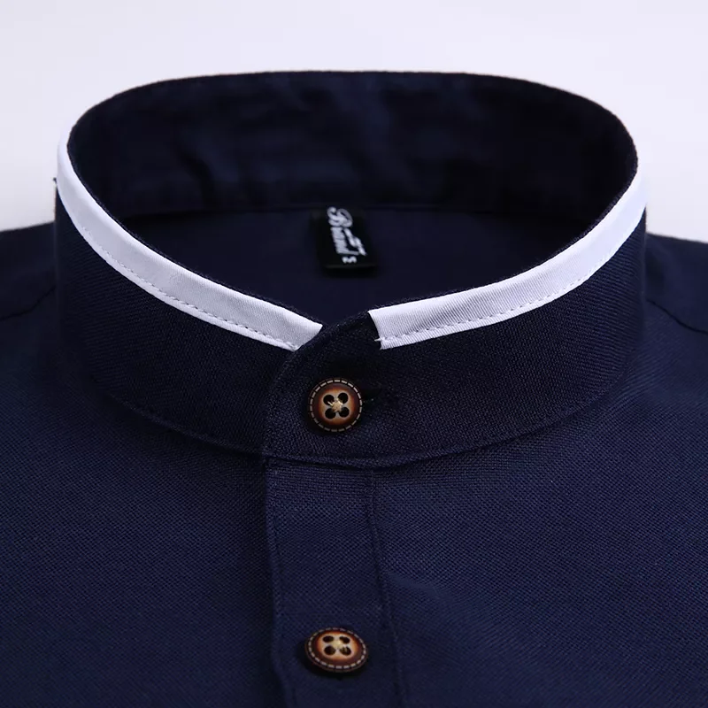 Men's Oxford Casual Long Sleeve Shirt Classic Style Fashion Business Brand Shirt Male Clothes New Autumn
