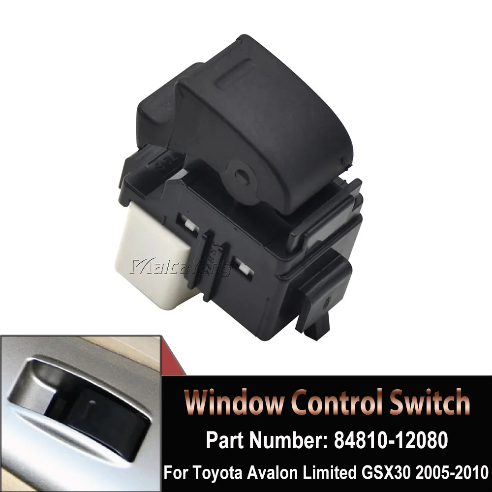 

New 84810-12080 Window Control Switch Power Window Switch For Toyota YARIS VIOS COROLLA PRIUS CROWN RAV4 HILUX HIACE 8481012080