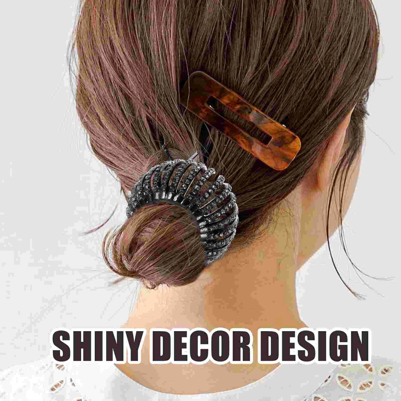 Ручка для булочек аксессуары волос девочек женский зажим большая заколка