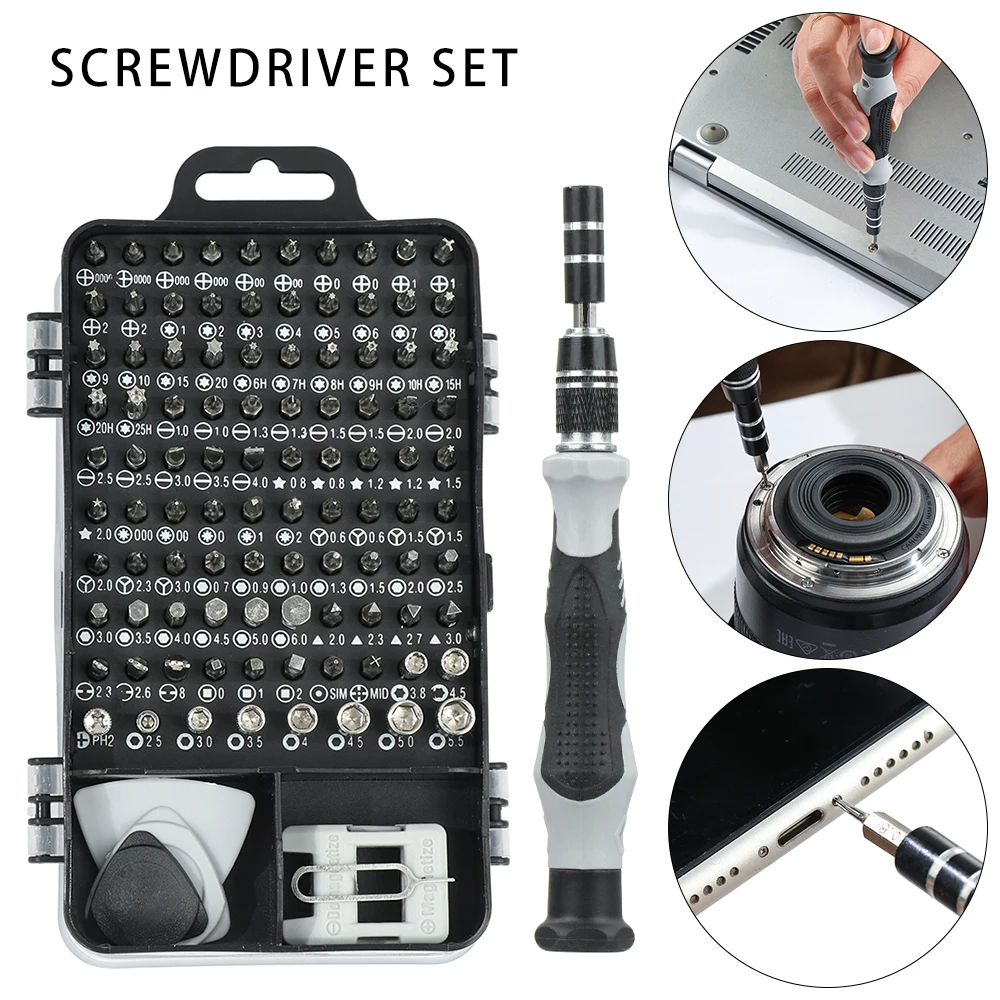 

Магнитный многофункциональный инструмент для сотового телефона ручной работы Болтовой привод 130 в 1 Набор инструментов для ремонта Наборы ...