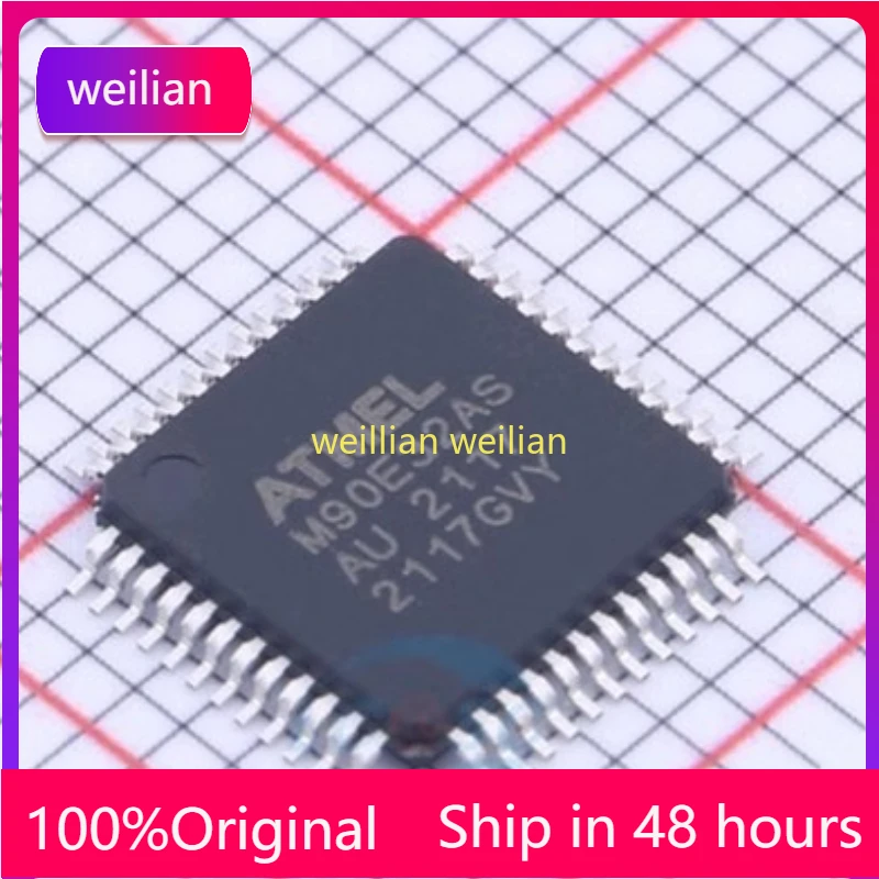 

1-100 PCS/LOT Brand new+original ATM90E32AS ATM90E32AS-AU-R TQFP48