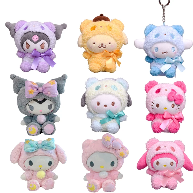 

40 Styles Sanrioed Anime Plush Super Kawaii My Melody Cinnamoroll Cute Doll Soft Stuffed Plush Keychain Kid Toys Girl Gift