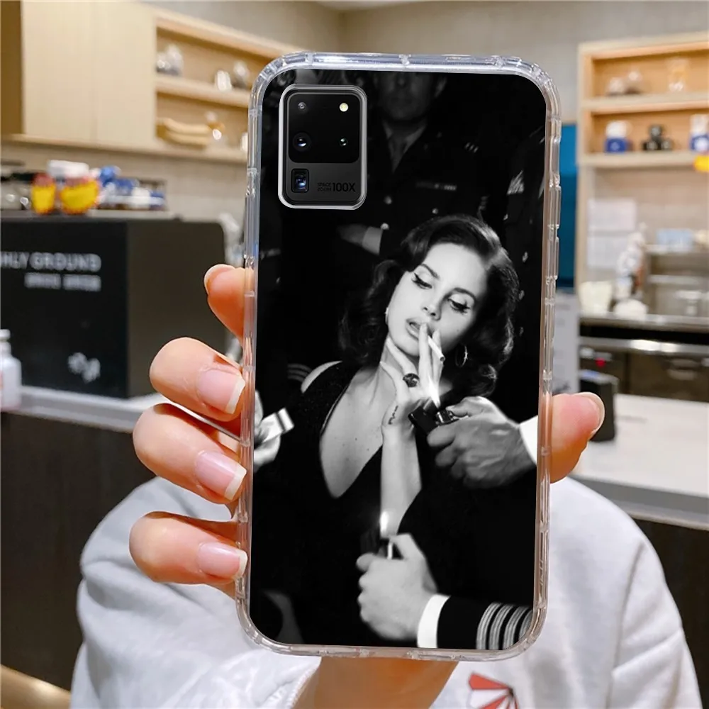 Чехол для телефона с постером Лана Дель Рей певицы крафт Samsung Galaxy A52 A12 A51 S21 Edge S22ULTRA