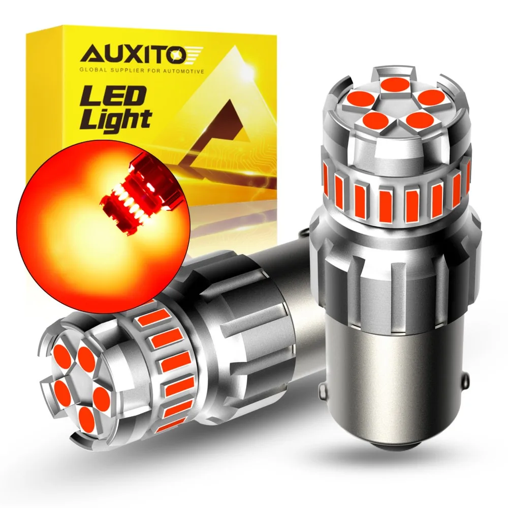 

AUXITO Комплект Из 2-х Красных Светодиодных Стоп-сигналов 1156 BA15S P21W И 1157 BAY15D P21/5W