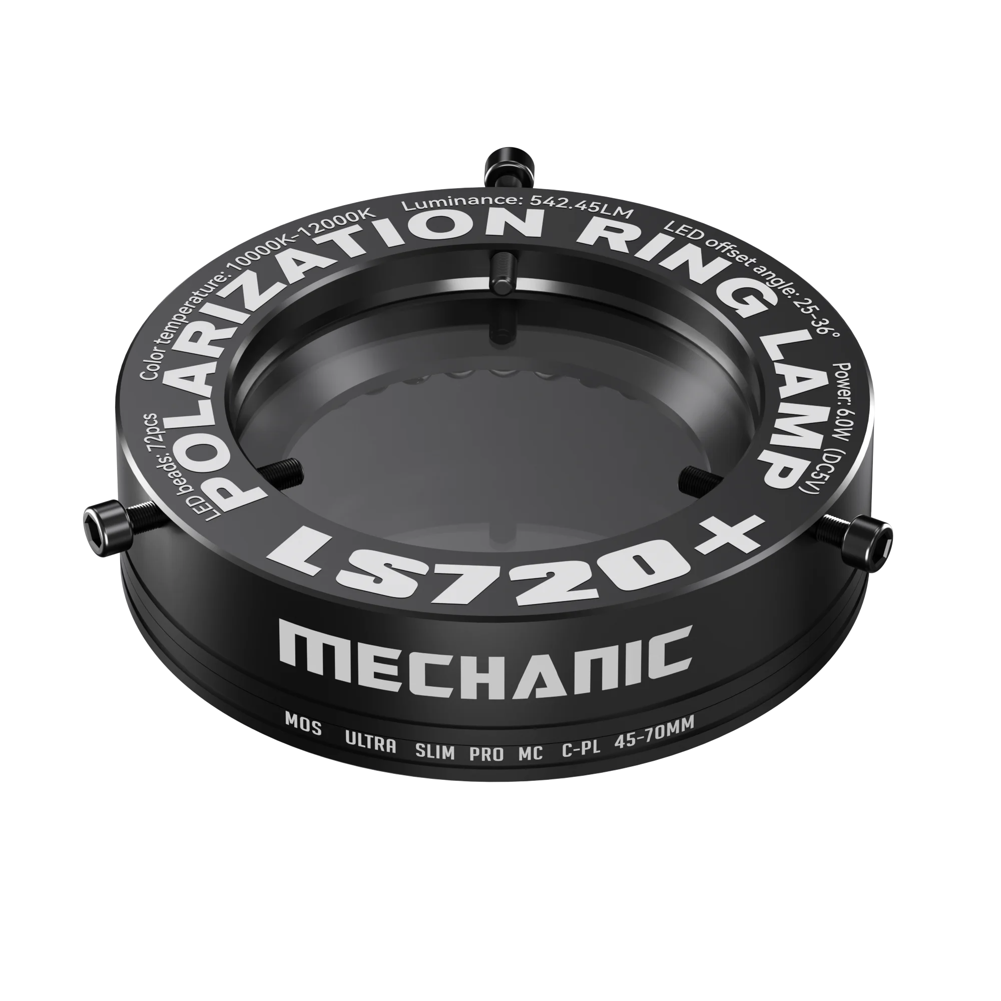 Кольцевая лампа поляризации микроскопа устраняет сильное отражение света для бинокулярных тринокулярных стереомикроскопов осветителей