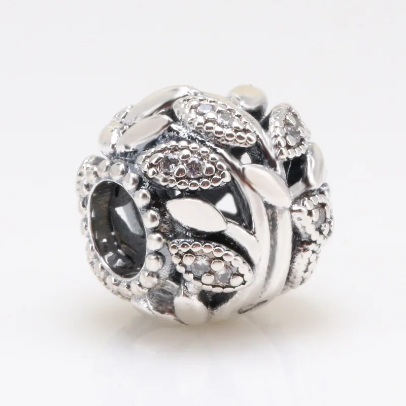 

Подвеска-браслет из серебра 100% пробы с бусинами