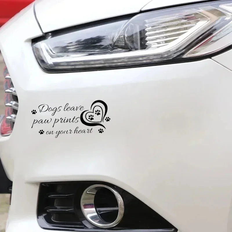 Светоотражающие Виниловые Наклейки В Форме Собачьей Лапы 13 4x6 2 См Сердца Для