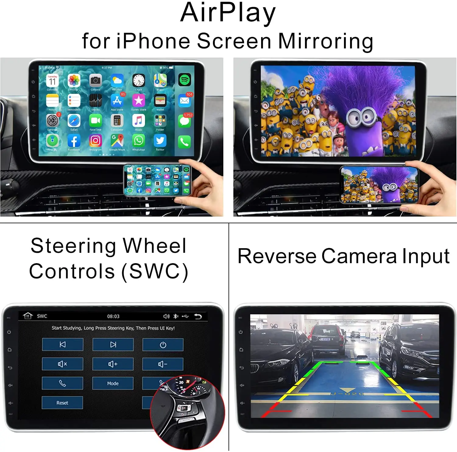 Универсальный GPS-навигатор IYING 10 1 дюйма Din автомобильное радио CarPlay 7870 Linux