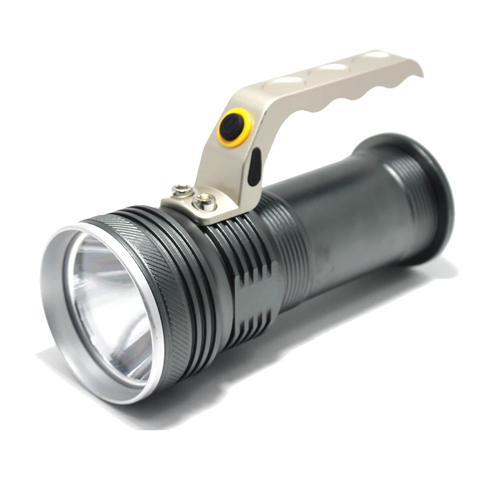 

Rechargeable portable spotlight Flashlight Torch 2000LM handheld searchlight miner's lamp spelunking Underground work