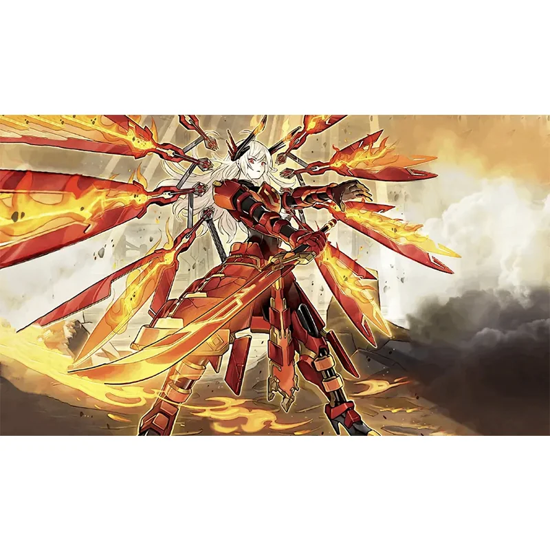 

YUGIOH Sky Striker Ace Kagari Card Playmat Desk Mat Family Board Game Party Toys Accessories Mousepad Desk Floor Playing Pad