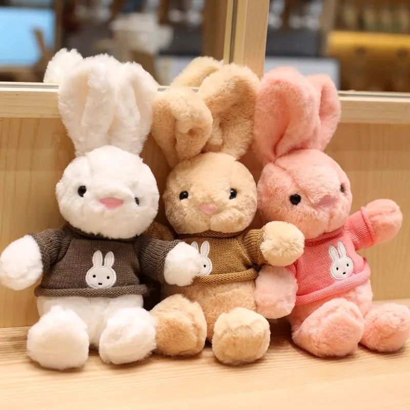 

30/40cm Cute Plush Toy Stuffed Toy Rabbit Doll Babies Sleeping Companion Cute Plush Long Ear Rabbit Doll Children's Gift