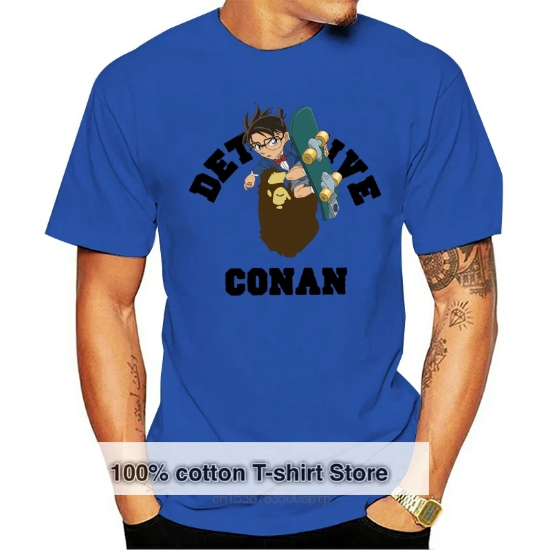 

Ape Detective Conan Collaboration T-Shirt Size L Unisex Loose Fit Tee Shirt