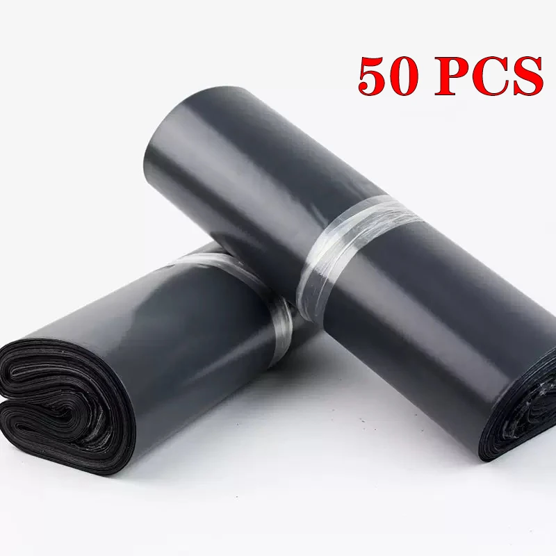 

Черные самоклеящиеся пластиковые конверты 50 шт