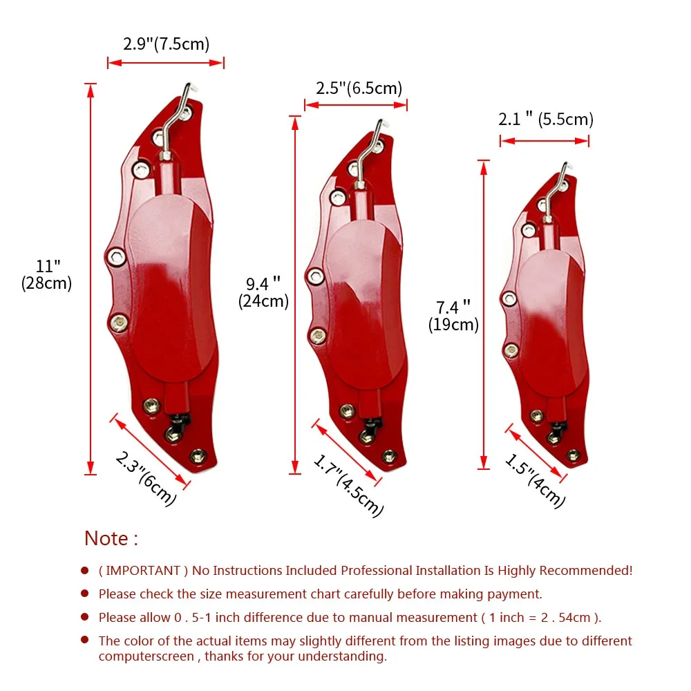 2 шт. крышка автомобильного суппорта из алюминиевого сплава крышки дискового