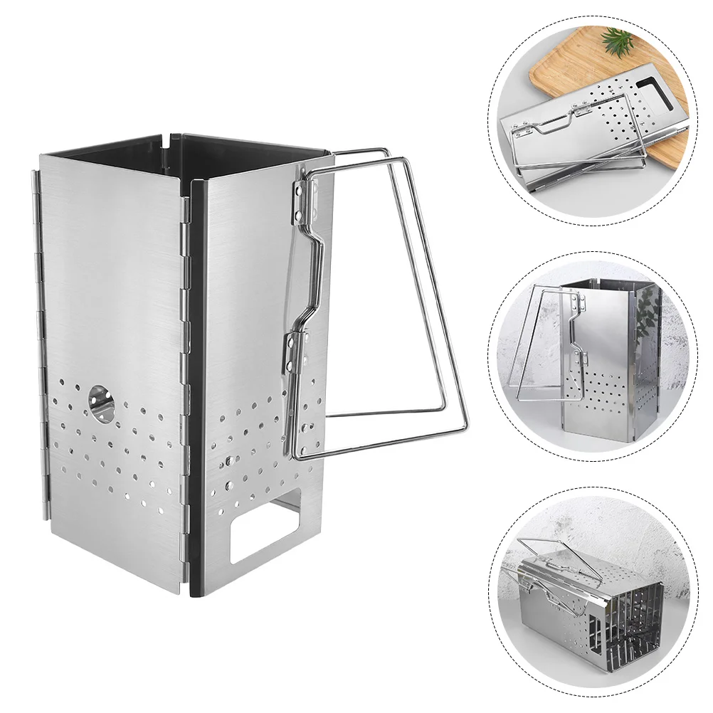 

Stove Camping Wood Firewood Folding Fire Bbq Heating Outdoors Outdoor Cooking Compact Practical Picnic Separable Burning Camp