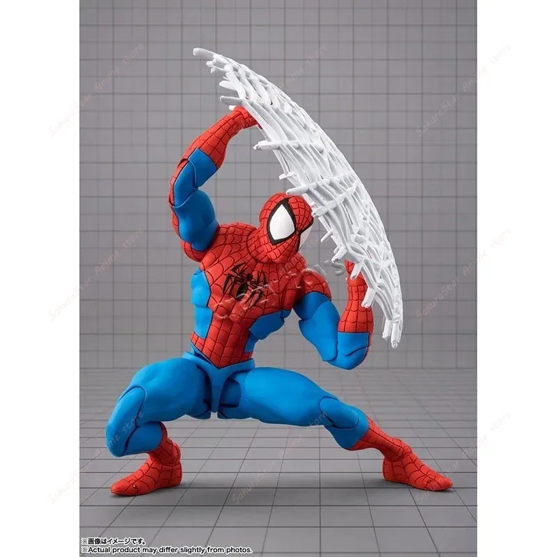 Фото В наличии: Оригинальная фигурка Bandai S.H.Figuarts SHF Spider-Man Gamerverse от SakuraStar Store, аниме-модель с подвижными суставами. №1