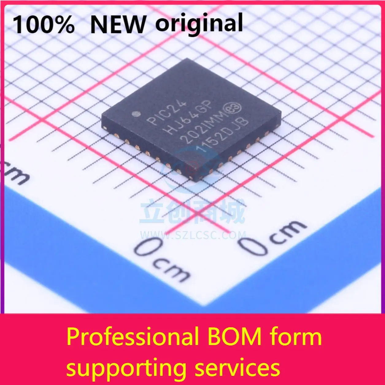

PIC24HJ64GP202-I/MM PIC24HJ64GP202-I/MMNew original IC chip 100% original