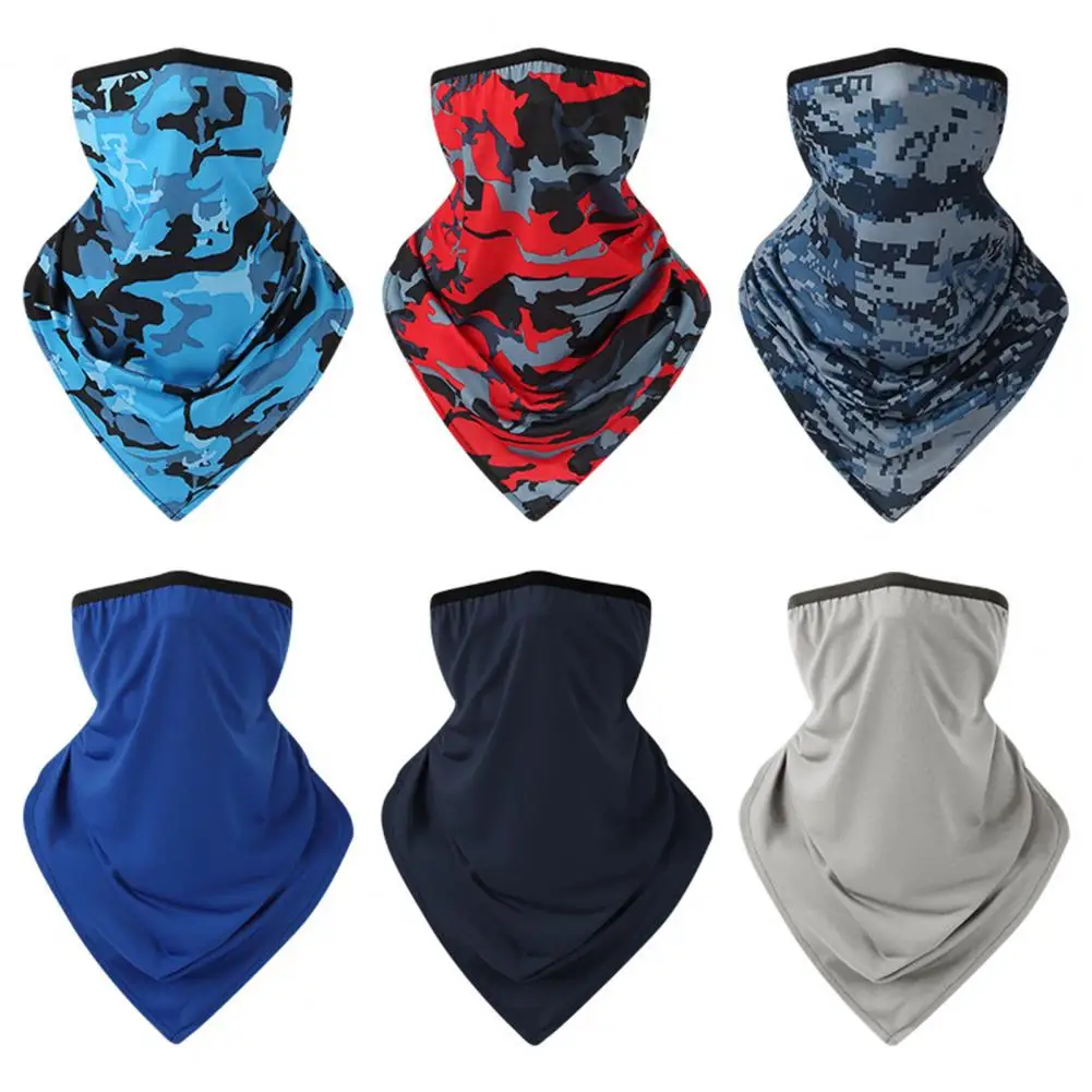 

Triangle Face Cover Ice Silk MTB Cycling Riding Face Cover Neck Tube Outdoor Sports Bandana Scarf Hiking Neck Gaiter Bandana