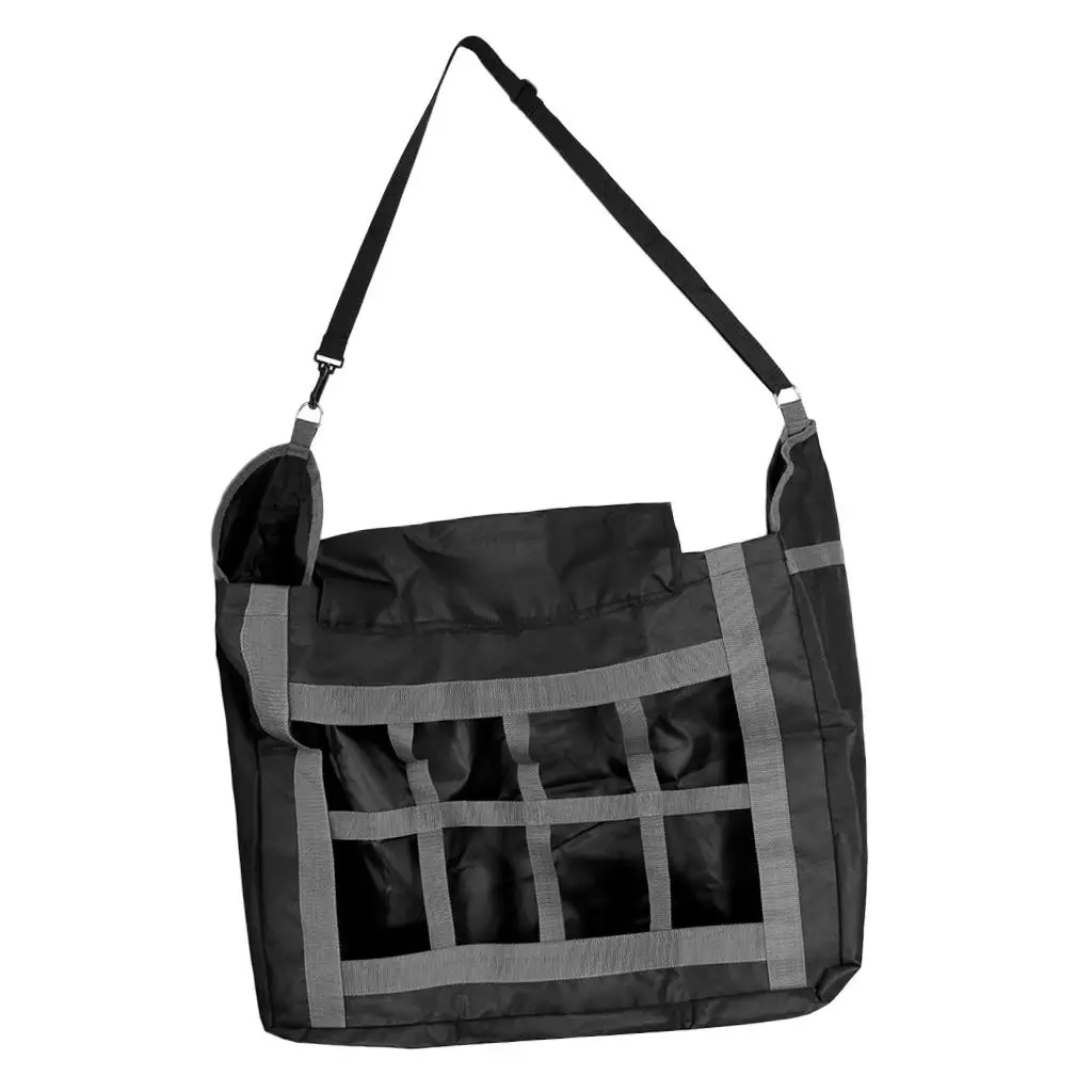 Slow Release Hay Bag with Adjustable Shoulder Strap for Horses |