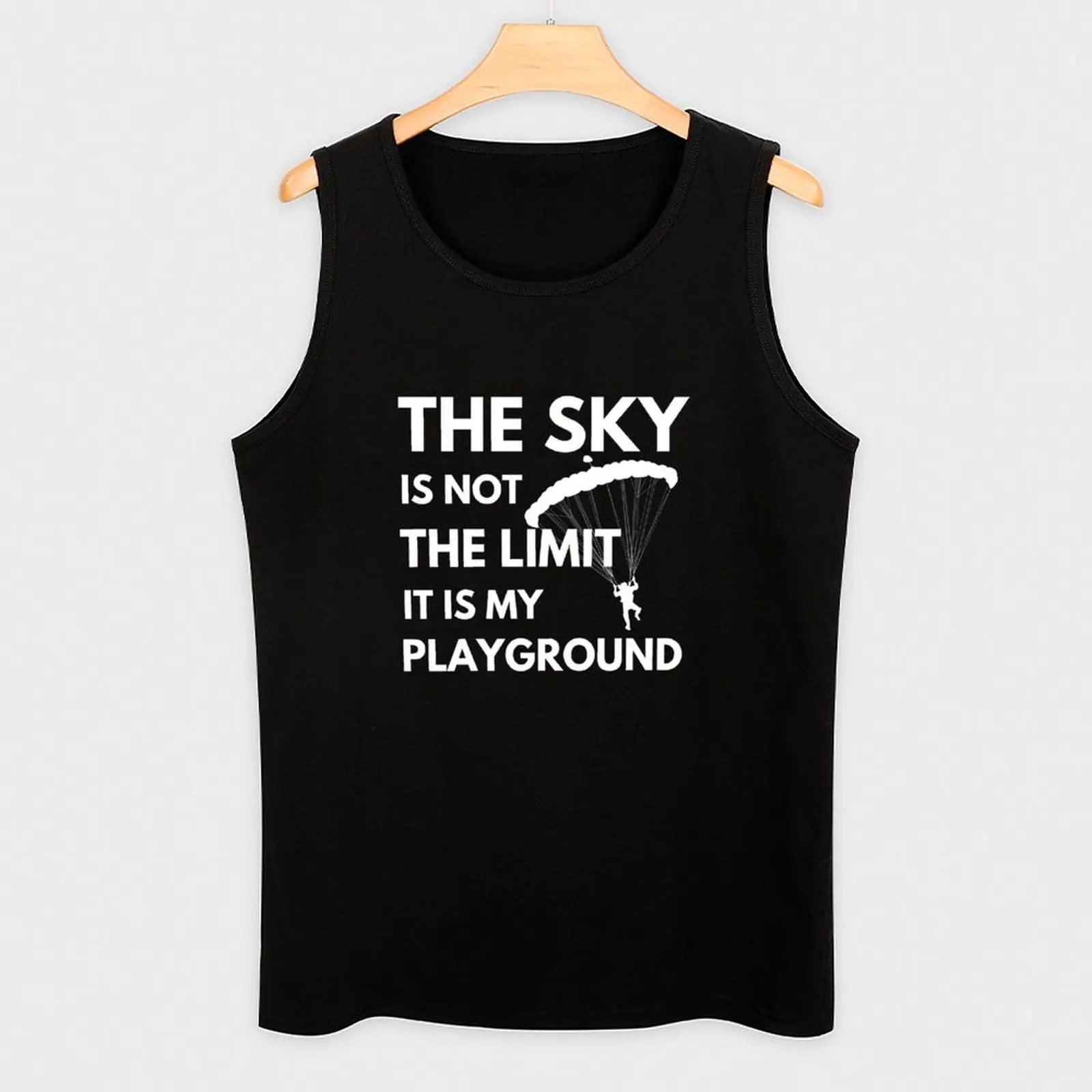 Парапланеризм - майка Paraglider мужские спортивные рубашки без рукавов мужская