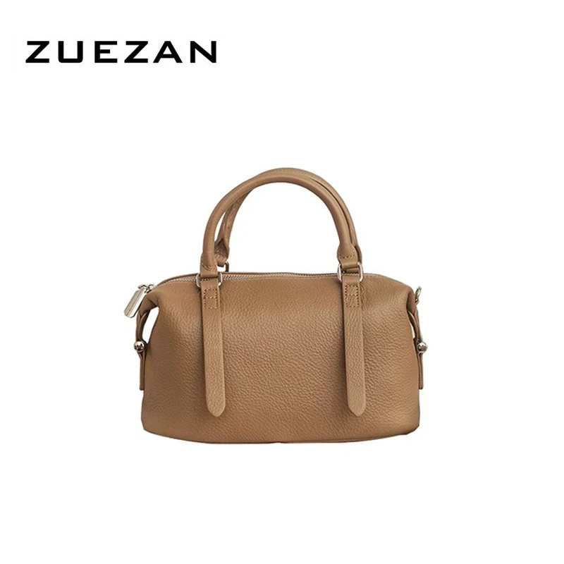 Женская сумка из натуральной кожи через плечо средней длины 100% коровьей