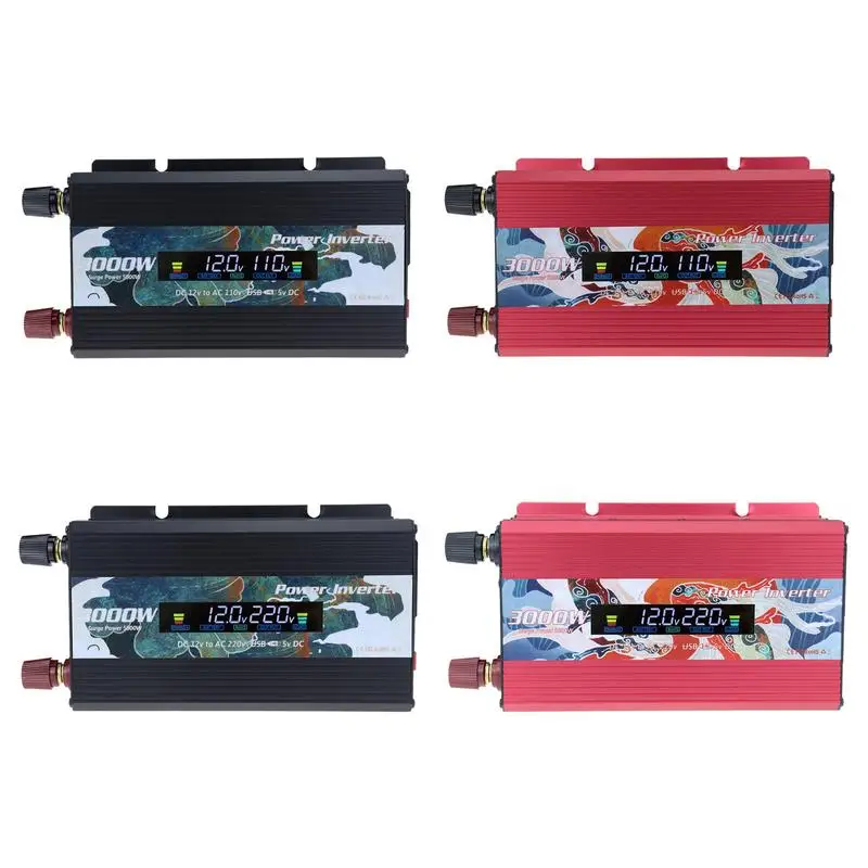

Модифицированный синусоидальный инвертор, 12 В постоянного тока в 5000 в переменного тока, преобразователь напряжения Вт, стандартный домашний автомобильный инвертор