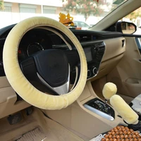 car steering wheel cover plush handle gloves thickened warm thick steering wheel cover environmentally friendly and tasteless