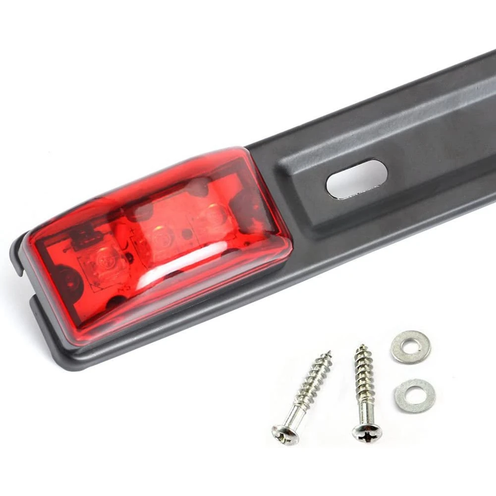 Задний фонарь прицепа 14 2 дюйма красный габаритный с идентификационным знаком