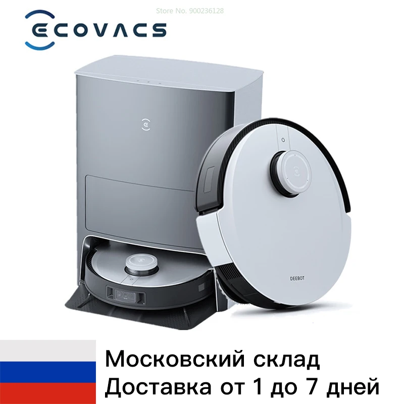 5000pa ECOVACS DEEBOT X1 OMNI Vacuum Cleaner with Almighty Base Station  Suction  Free Your Hands Original mop washing