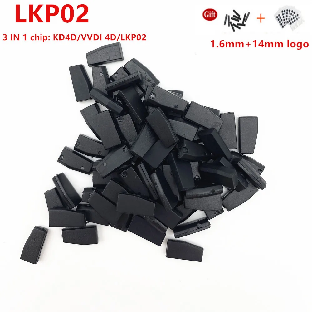

5/10/50pcs 3 in 1 functional Transponder chip LKP02 LKP 02 LKP-02 KD4D VVDI 4D Chip Clone/copy 4C/4D chip via Tango&KD-X2