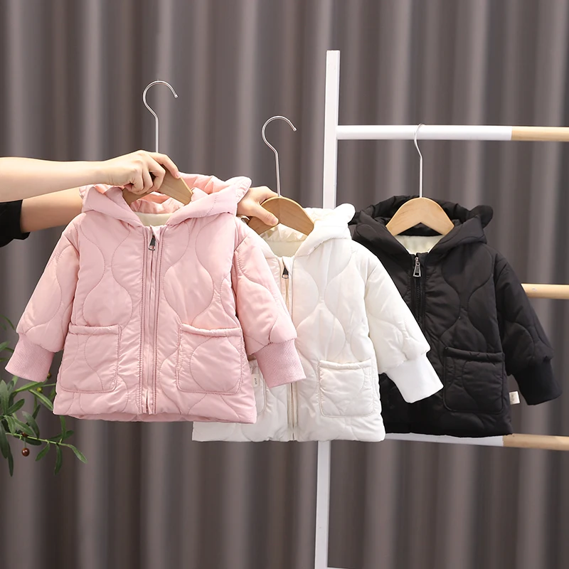 

Baby Girl Clothes 0-5 Years Old Winter Padded Jacket Warm Jacket Fashion Children's Hooded Girls children's clothes