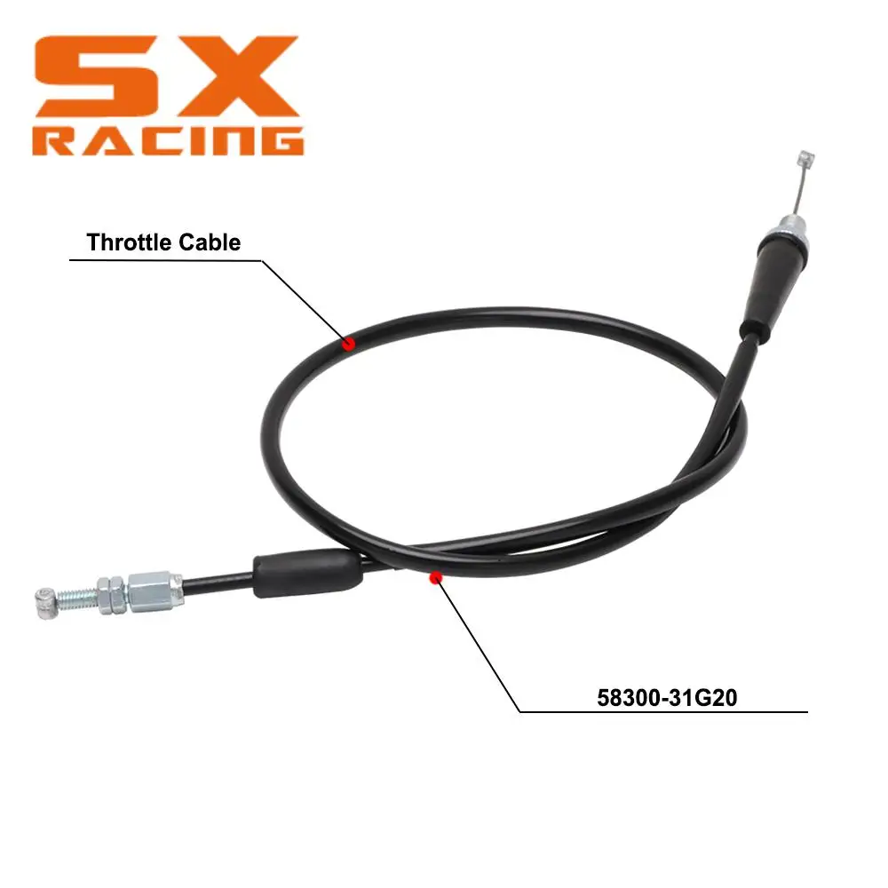 

Motorcycle Throttle Cable Accelerator Control Wire Carburetor Line For Suzuki 500 King Quad 4x4 AXi EPS (LT-A500XP) LT-A750XP