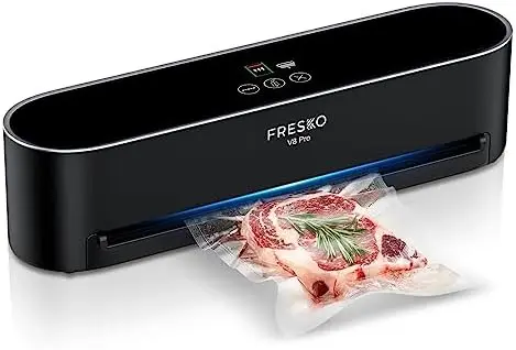 

Full Automatic Vacuum Sealer Machine，Automatic Moisture Detection Food Sealer with 10 Food Preservation Bags， LED Touch Scre