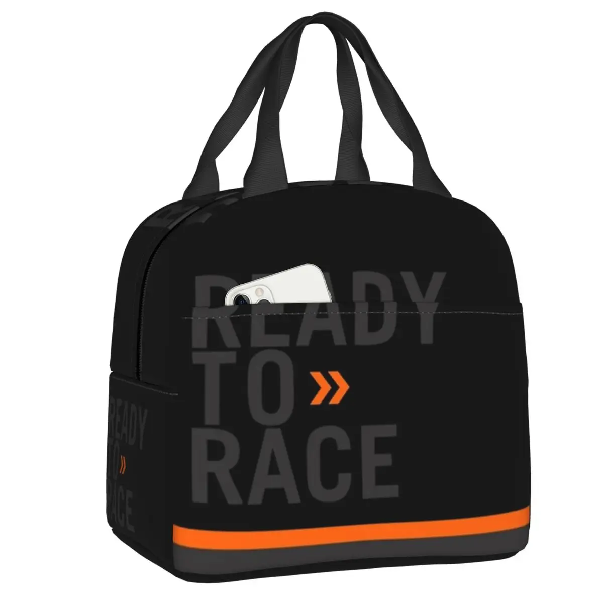 

Ready To Race Thermal Insulated Lunch Bags Women Enduro Cross Motocross Bike Life Portable Lunch Tote Children Storage Food Box