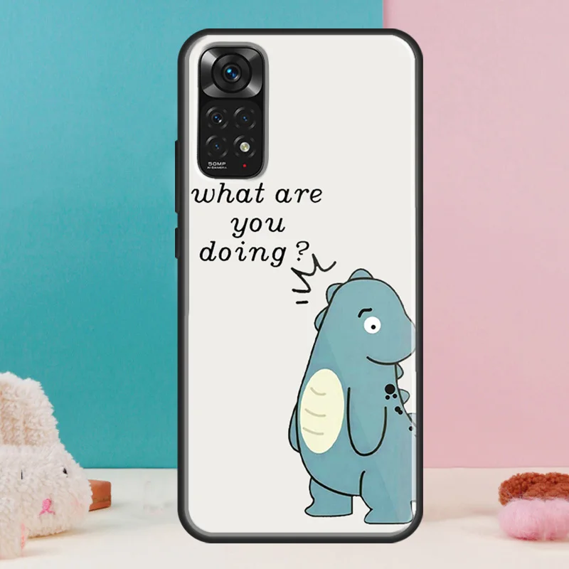 Couple Matching Cute Dinosaur Case For Xiaomi Redmi Note 12 11 10 9 8 Pro 9S 10S 11S 12S 12C 9A 9C 10A 10C Coque |