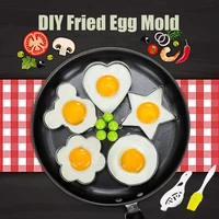 5 style fried egg pancake shaper stainless steel frying pan omelette mould cake bread baking moulds tools kitchen accessories