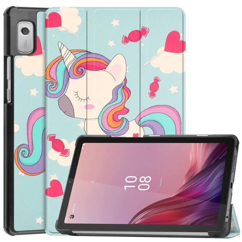 MOONBIFFY Художественный кожаный чехол-кронштейн для Lenovo iPad Tab M9