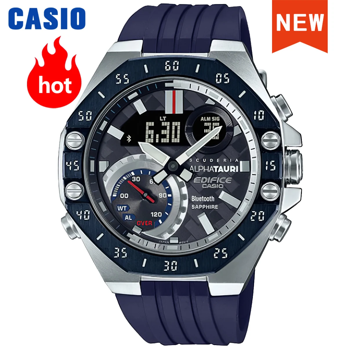 

Casio watch for men EDIFICE racing co-branded Bluetooth connection ECB-10AT-1A business waterproof men's watch